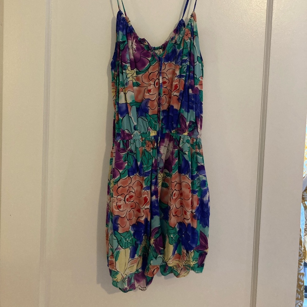 Floral summer romper